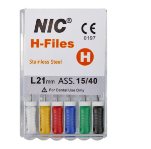 Стоматорг - H-file Nic Superline № 040 31 мм, 6 шт. - ручной каналорасширитель