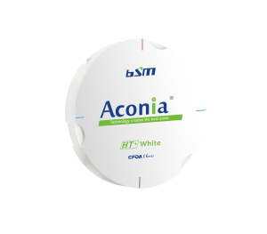 Стоматорг - Диск из диоксида циркония Aconia,белый HT, размер 95 мм, толщина 12 мм
