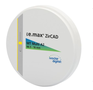 Стоматорг - Диск из диоксида циркония IPS e.max ZirCAD MT Multi, цвет A1 , размер 98.5 мм, толщина  20 мм