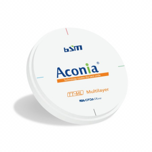 Стоматорг - Диск из диоксида циркония Aconia,TT ML, оттенок B2, размер 98 мм, толщина 14 мм