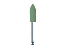 Стоматорг - Полиры для драгоценных металлов Alphaflex 0131 "пуля" (зеленые) (НУ), 2 этап, зерк.полировка