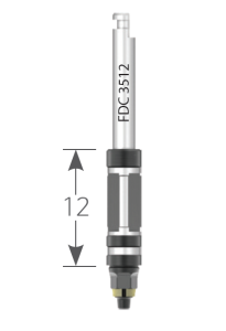 Стоматорг - Имплантовод машинный, узкий, длина рабочей части 12 мм, для устандартной линейки.
