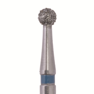 Стоматорг - Бор алмазный 801 033 FG, синий, 2 шт. Форма: шар