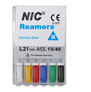 Стоматорг - Reamers Nic Superline № 008 21 мм, 6 шт. - ручной каналорасширитель