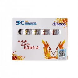 Стоматорг - SOCO Sc PRO  машинные файлы, длина 25 мм, ассорти для ротационных  эндонаконечников, 6 шт