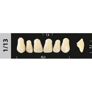 Стоматорг - Зубы Major D3  1/13 фронтальный верх, 6 шт (Super Lux)