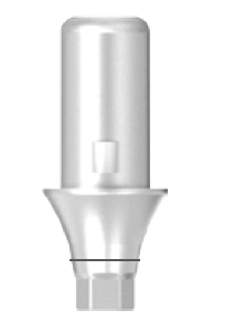 Стоматорг - Титановое основание для цементируемого абатмента для узких  имплантатов с шестигранником (диаметр 4.0, высота 5.0, десна 2.0)