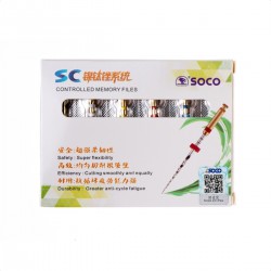 Стоматорг - SOCO SC машинные файлы, длина 31 мм, размер 02/60, для ротационных  эндонаконечников, упаковка 6 штук