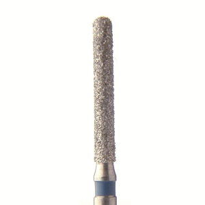 Стоматорг - Бор алмазный 882 016 FG, синий, 5 шт. Форма: цилиндр с закругленным концом